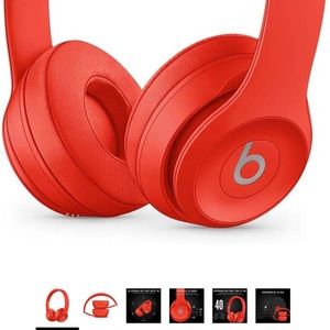 brand new -red Beats Solo3 Wireless On-Ear Headphones